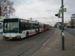 mercedes-benz-o-530-i-citaro Zwei Citaro Gelenkbusse in Heidelberg Hbf und eine Stra�enbahn hinten noch dran. 