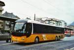 PostAuto Wallis VS 241 984 MAN am 12. Dezember 2009 Brig, ...
