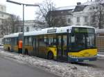 berlin Solaris Urbino auf der Linie M45 nach Spandau Johannesstift an der Haltestelle Hertzallee.