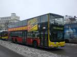 berlin MAN Lion's City DD (Doppelstock) auf der Linie M46 nach U-Bahnhof Britz-S�d an der Haltestelle Hertzallee. 
