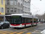 stgallen VBSG - Hess Swisstrolley BGT-N2C Nr.175 unterwegs auf der Linie 3 in der Stadt St.Gallen am 16.01.2010