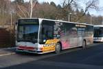 mercedes-benz-o-530-i-citaro Schiwy Reisen 9123 (EN S 585) f�hrt im Auftrag der Rheinbahn.
Hier am Bf Ratingen H�sel,16.1.2010.