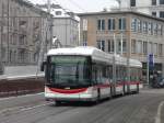 stgallen VBSG - Hess Swisstrolley BGGT-N2C Nr.190 unterwegs auf der Linie 4 in der Stadt St.Gallen am 16.01.2010
