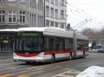 stgallen VBSG - Hess Swisstrolley BGT-N2C Nr.184 unterwegs auf der Linie 3 in der Stadt St.Gallen am 16.01.2010