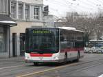 man-niederflurbus-3-generation-lions-city VBSG - MAN Lion`s City Nr.255 SG 198255 unterwegs bei einer Extrafahrt in der Stadt St.Gallen am 10.01.2010
