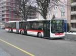 man-niederflurbus-3-generation-lions-city VBSG - MAN Lion`s City Nr.298 SG 198298 unterwegs auf der Linie 151 bei den Bushaltestellen vor dem Bahnhof in Gossau am 10.01.2010