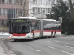 man-niederflurbus-3-generation-lions-city VBSG - MAN Lion`s City Nr.299 SG 198299 unterwegs auf der Linie 7 in der Stadt St.Gallen am 10.01.2010