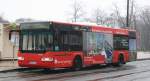 neoplan-n-44-serie-centroliner HCR 47 (HER CR 47) mit Werbung f�r die Sparkasse Herne.
Aufgenommen in Wanne Eickel,17.1.2010.