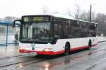 herne-strasenbahn-hernecastrop-rauxel-gmbh HCR 71 (HER CR 71) in Wanne Eickel,17.1.2010.