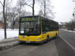 berlin MAN Midibus (Niederflur) auf der Linie 234 nach Kladow Lanzendorfer Weg an der Haltestelle Alt-Kladow. 