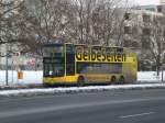 berlin MAN Lion's City DD (Doppelstock) auf der Linie M37 nach Falkenhagener Feld Freudstra�e an der Haltestelle Staaken Reimerweg.