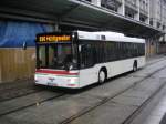 saarbrucken Ein MAN-Bus von Saar-Pfalz-Bus hat an seiner Haltestelle in Saarbr�cken am Hauptbahnhof Fahrg�ste aufgenommen.