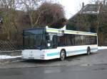 jena MAN Niederflurbus 2. Generation auf der Linie 15 nach Rautal am Westbahnhof.