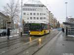Postauto Postauto/PU Steffen Nr. 39 (Mercedes Citaro O530�) am 28.1.10 in Z�rich, Goldbrunnenplatz. Leider sind die Leitstellen der verschiedenen Unternehmen im ZVV noch nicht kompatibel, so dass die Minutengenauen Abfahrtszeiten am Goldbrunnenplatz der Postautos nicht angezeigt werden k�nnen. Da aber PU Steffen nicht ans ZVV-Leitsystem angeschlossen ist, k�nnten die Abfahrtszeiten der Linie 350 ohnehin nicht angezeigt werden.