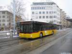 Postauto Postauto/PU Stutz Nr. 216 (MAN A20 Lion's City �) am 28.1.10 in Z�rich, Goldbrunnenplatz