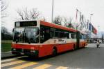 mercedes-benz-o-405--hochflur-stadtversion Aus dem Archiv: TPG Gen�ve Nr. 279/GE 96'186 Mercedes O 405G am 21. M�rz 1999 Gen�ve, Palexpo