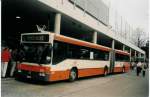 mercedes-benz-o-405-n-niederflur-stadtversion Aus dem Archiv: TPG Gen�ve Nr. 221/GE 96'076 Mercedes O 405GN am 21. M�rz 1999 Gen�ve, Palexpo