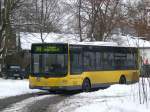 berlin MAN Midibus (Niederflur) auf der Linie 349 nach U-Bahnhof Theodor-Heuss-Platz am S-Bahnhof Grunewald.