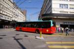 biel-bienne Mercedes Citaro mit der Betriebsnummer 183 beim Bahnhof in Biel. Die Aufnahme stammt vom 29.09.2009.
