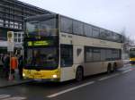 berlin MAN Lion's City DD (Doppelstock) auf der Linie 100 nach S+U Bahnhof Alexanderplatz am S+U Bahnhof Zoologischer Garten. 