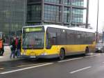 berlin Mercedes-Benz O 530 LE � (Citaro) auf der Linie 245 nach S-Bahnhof Nordbahnhof am Hauptbahnhof.