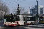 mercedes-benz-o-530-i-citaro DVG 412 (DU DV 4412) auf den Weg zur Grugahalle.
Dort wurde Sonderverkehr f�r Deichmann gefahren die an diesem Tag ihre Jahreshauptversammlung hatten.
Aufgenommen am Betriebshos Stadtmitter der EVAG,26.1.2010.


