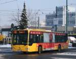 mercedes-benz-o-530-i-citaro EVAG 3412 (E VG 3412) mit Werbung f�r die Sparkasse Essen.
Aufgenommen am EVAG Betriebshof Stadtmitte, 16.1.2010.
