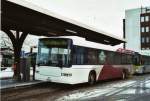 volvo-b7l--b10l Busland, Koppigen Nr. 25/BE 122'014 Volvo/Hess (ex AAGK Koppigen Nr. 5) am 21. Dezember 2009 Burgdorf, Bahnhof (mit Werbung f�r 'MOONLINER')