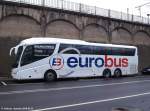 Irazar PB Ein IRIZAR PB f�r EB (eurobus) f�r die Strecke Ko�ice - Bratislava - Wien - M�nchen - Stuttgart am Stuttgarter Busbahnhof. (31.01.2010)