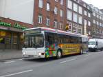 MAN Niederflurbus 1. Generation MAN Niederflurbus 1. Generation auf der Linie 906 nach ZOB/Hauptbahnhof nahe der Haltestelle Holstentorplatz.