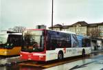 man-niederflurbus-3-generation-lions-city TRAVYS Yverdon VD 1418 MAN am 23. Dezember 2009 Yverdon, Bahnhof