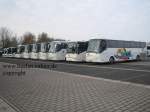 Grosraum Niedersachsen und so sah die ganze Geschichte dann von der 'normalen' perspektive aus.Es waren �ber 20 Busse dort :-)
