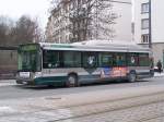 strasbourg Heuliez GX 327 CNG auf der Linie 7 am 10/02/2010.