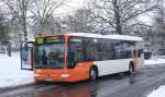 mercedes-benz-o-530-le-u-citaro Ver 354 (EN VE 9354) mit der Linie 608 am Bf Schwelm,31.1.2010.