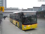 Postauto Postauto/PU SteinerBus AG Nr. 2 (MAN Lion's City A20) am 9.2.2010 in Bern, Postautobahnhof. Der Wagen befindet sich hier am Perron 8, dem einzigen Prron wo man die Poschtis einigermassen gut fotografieren kann.