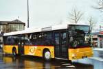 Postauto CarPostal Ouest VD 392'846 MAN am 23. Dezember 2009 Yverdon, Bahnhof