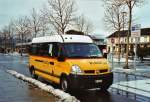 Postauto CarPostal Ouest VD 391'523 Renault am 23. Dezember 2009 Yverdon, Bahnhof