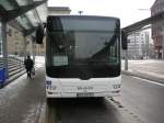 saarbrucken Auf diesem Foto ist ein ganz neuer MAN Lions City zu sehen. Wahrscheinlich ist das Fahrzeug eine Leihgabe f�r Saar-Pfalz-Bus. Gefahren wurde der Bus als Linie R10 von Saarbr�cken nach Blieskastel. Die Aufnahme des Fotos war am 12.10.2010 in Saarbr�cken am Hauptbahnhof.