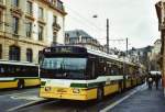 neuchatel TN Neuch�tel Nr. 164 FBW/Hess Gelenktrolleybus am 23. Dezember 2009 Neuch�tel, Place Pury