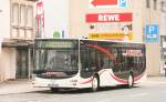 dusseldorf-rheinbahn Schiwy Reisen 9128 (EN EU 100) mit der Linie 774 am Kettwiger Markt,8.2.2010. 