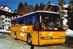 Postauto Gessinger, Bad Ragau SG 156'317 Neoplan am 3. Januar 2010 Flumserberg, Tannenheim