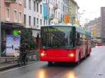 NAW Trolleybus VB Biel - NAW Trolleybus Nr.85 unterwegs auf der Linie 4 in der Stadt Biel am 29.01.2010