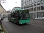 basler-verkehrsbetriebe-bvb Mercedes Citaro mit der Betriebsnummer 802 im Blumenrain Richtung Universit�tsspital. Die Aufnahme stammt vom 17.02.2010.