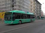 basler-verkehrsbetriebe-bvb Mercedes Citaro mit der Betriebsnummer 806 im Blumenrain Richtung Schiffl�nde. Die Aufnahme stammt vom 17.02.2010.