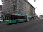 basler-verkehrsbetriebe-bvb MAN Bus mit der Betriebsnummer 760 f�hrt Richtung Schiffl�nde auf der Linie 36. Die Aufnahme stammt vom 17.02.2010.