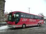 man-lions-star MAN RH 403-13,7 (Wagennummer 1459, Kennzeichen N-YZ 257) des OVF am 25.01.2010 vor dem N�rnberger Hauptbahnhof.