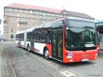 man-niederflurbus-3-generation-lions-city MAN NG 320 LC Nummer 682 steht am 05.02.2010 am N�rnberger Hauptbahnhof.