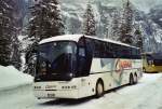 Berner Oberland Aus Italien: Caspari, Reggio Emilia CS 236 DL Neoplan am 9. Januar 2010 Adelboden, Unter dem Birg