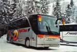 Berner Oberland Dysli, Bern Nr. 24/BE 106'501 Setra am 9. Januar 2010 Adelboden, Unter dem Birg (Einsatz am Ski-Weltcup von Adelboden)