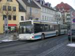 MAN Niederflurbus 1. Generation MAN Niederflurbus 1. Generation auf der Linie 13 nach Bahnhof G�schwitz nahe der Haltestelle Stadtzentrum.
